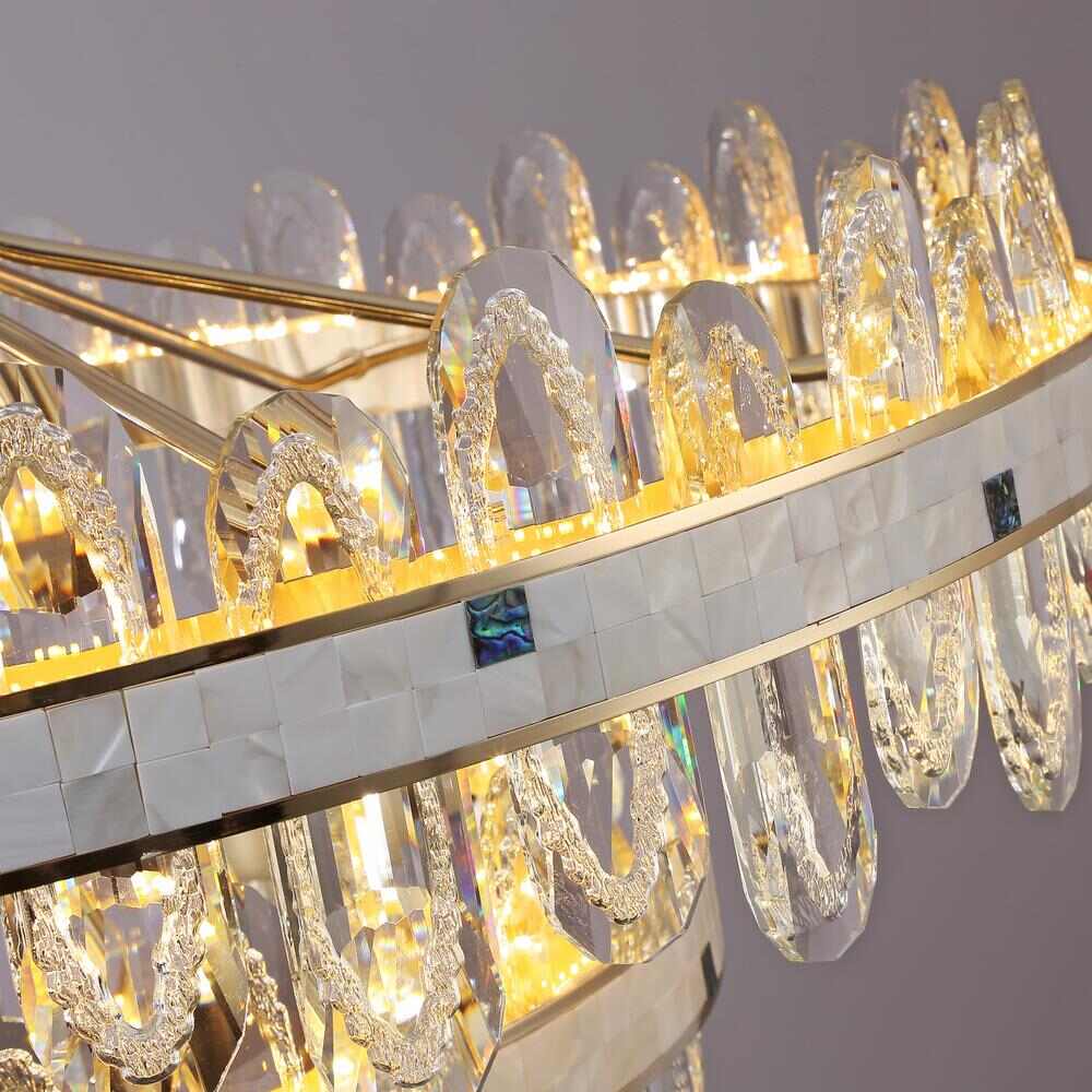 Shell Crystal LED Pendent Lamp details 2